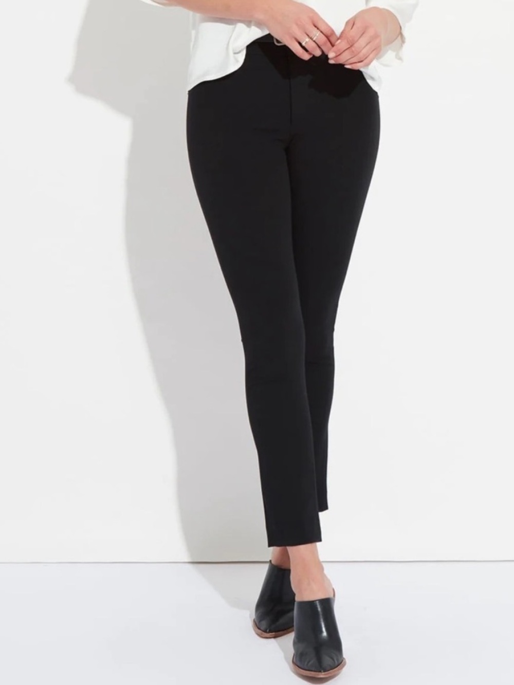 The rest r label black ankle dress pants